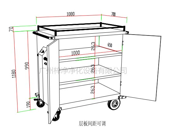 無菌物品運(yùn)送車、回收車、下送車、電動(dòng)運(yùn)送車、密封車設(shè)計(jì)圖